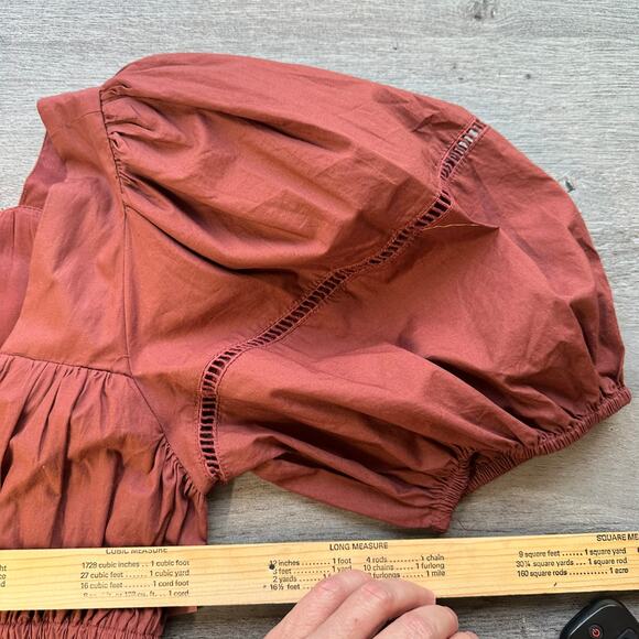 NWT Ivy City Co The Brooklyn Dress in Spice Brown Large - Picture 13 of 14